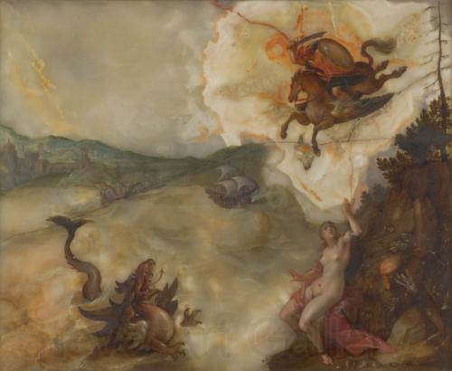 Hans von Aachen und auf der Reckseite die Entfesselung der Winde durch Aeolus Norge oil painting art